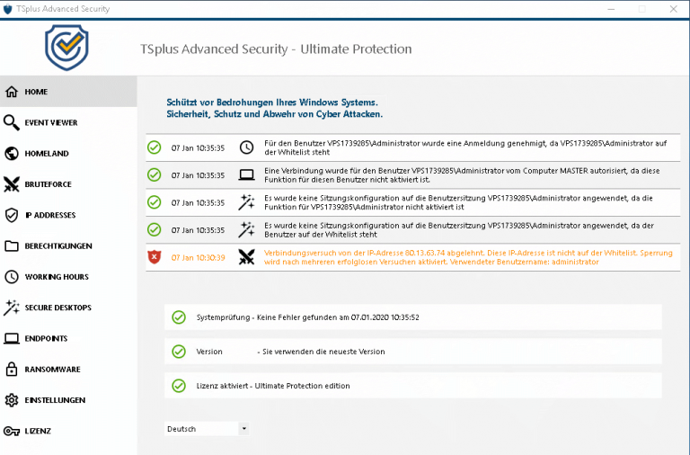 tsplus advanced security risk